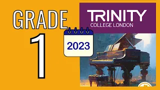 TRINITY Grade 1 Piano 2023 - Piano Exam Pieces from 2023