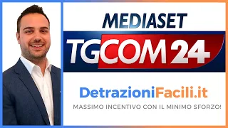 Fabio Vidotto di DetrazioniFacili it ospite a Tgcom24 10 Giugno 2021