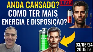 Anda cansado? Como ter mais disposição?