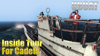 UBOAT Game - Inside a German WW2 Submarine Tour & Tutorial film for Cadets