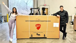 Unboxing a Brand New Rare Ducati Motorcycle!!!