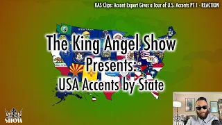 Accent Expert Gives a Tour of U.S. Accents PT 3 SECTION 1 - REACTION #thekingangelshow