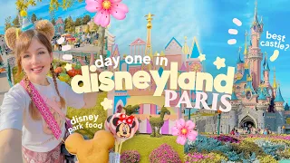 OUR FIRST DAY IN DISNEYLAND PARIS 🌸 🏰 First Impressions, Delicious Foods & Epic Rides!