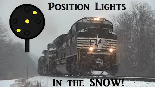 Norfolk Southern at Lilly PA! Position Light Signals!