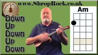 How To Play Really Easy Ukulele (1a) Strumming pattern