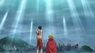 Luffy and sanji reunion. "We Are" Instrumental One Piece 825