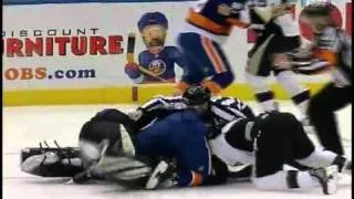 New York Islanders vs. Pittsburgh Penguins: All out Brawl [2-11-11]