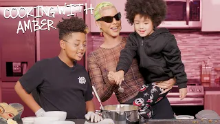 Amber Rose: Cooking THE BEST One Pot Chicken Pasta with my kids