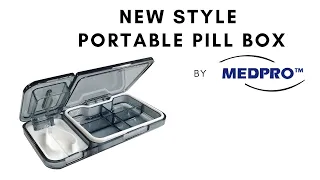 New Style Portable Pill Box | Pill Cutter & Storage