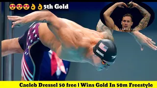 Caeleb Dressel Wins Gold In 50m Freestyle | Tokyo Olympics 2020 | Caeleb Dressel 5th Gold in Olympic