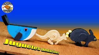 🦘The most fun wooden toys,🐳 animals that walk by themselves 🐇