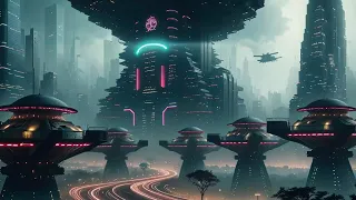 e/acc Epic Zooming Sci-fi Dreamscapes {Journey to the Future! 4k 12hrs}