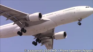 Hi Fly Airbus A330-202 / Landing @ Naples Capodichino Airport RWY 24 / HD