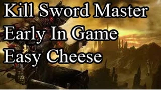 Dark Souls 3 - Kill Sword Master Easy Cheese (Early In The Game)