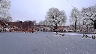 Где он ПЕРВЫЙ ЛЁД?  На разведку по прудам.