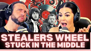 TALK ABOUT A BASS GROOVE! First Time Hearing Stealers Wheel - Stuck In The Middle Wheel Reaction!