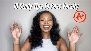 Top 10 Ways To Study & Pass| Study Tips For University Students| South African Youtuber