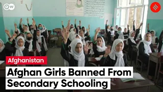 Afghan girls banned from secondary schooling