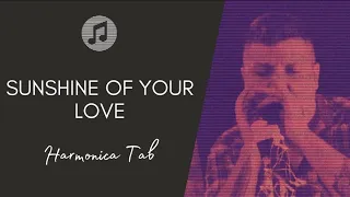 🎶 Sunshine Of Your Love - Cream (Harmonica Tab - na  Gaita com Tablatura)