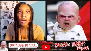 BABY DEVIL JUMSCARE PRANKS OMEGLE I Reacciones y Sustos con el Bebe Diablo