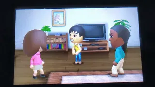 Tomodachi Life - Huge Fight - Mizuho and Joseph