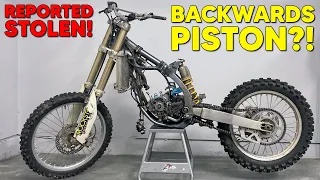 This Dirt Bike RUNS with the Piston BACKWARDS?!