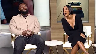 MEA CULPA Funny Interview | Kelly Rowland and Trevante Rhodes on Tyler Perry's Sexy New Thriller