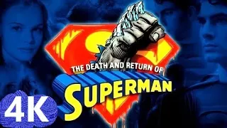 The Death and Return of Superman 4K All Cutscenes (Full Game Movie) 4K UHD