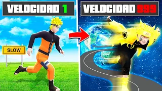 Cada Paso MULTIPLICA la Velocidad de NARUTO en GTA 5 !! (Naruto mod)