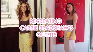RECREATING ICONIC OUTFITS: Carrie Bradshaw - Sex And The City