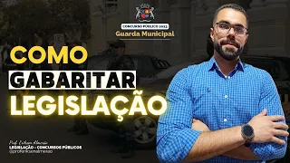 Concurso Guarda Municipal Uruguaiana - Como GABARITAR Legislação