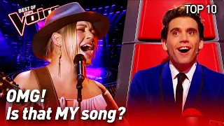 TOP 10 | COACH SONGS surprise The Voice coaches