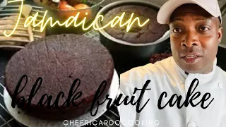 How to make the best jamaica black fruit cake | wedding cake | Chef Ricardo Cooking