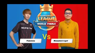 Clash royale World Finals Day 1!| mohamed light vs pandora| mohamed light clash royale