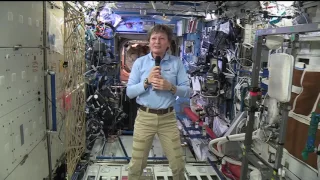 Space Station Crew Member Discusses Life in Space and Role Model Responsibilities