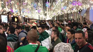 World's Cup 2019. Mexico's and Russia's Fans.