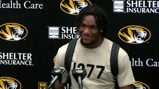 Full press conference with Mizzou wide receiver Luther Burden after beating No. 15 Kansas ...