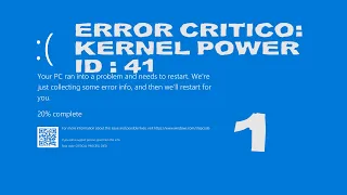 CRITICAL ERROR  #1 - KERNEL POWER 41