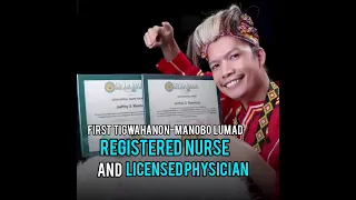 First Tigwahanon-Manobo lumad registered nurse and licensed physician | TRUST THE PROCESS!