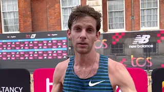 Brett Robinson runs 2:09:52 pb at 2022 London Marathon but still experiencing cramp issue