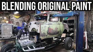 Perfecting The "Aged" Paint Look On The 1932 Ford Schroll Coupe