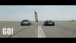 McLaren 570S (570hp) vs Mercedes-Benz AMG GTS (510hp)