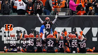 Bengals' best defensive plays vs. Ravens | Week 18