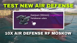 Test New Air Defense Garpun (30mm) With RF Moscow ( 10 Air Defense Moscow ) Modern Warships