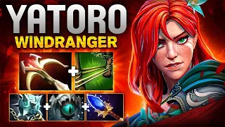 Yatoro x2 Times TI Winner 26 Kills🔥🔥🔥Windranger Safelane | Dota 2 Pro Gameplay