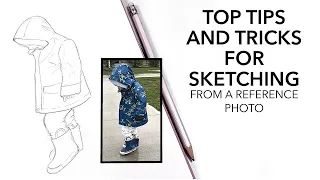Tricks For Sketching From A Reference Photo!