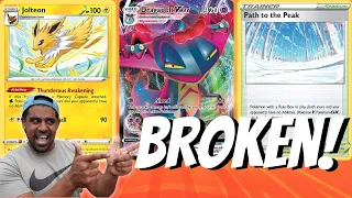 STOP INTELEON & V ENGINES! Dragapult VMAX Jolteon Deck!