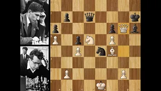 Партия Пал Бенко - Бобби Фишер, 4-й тур межзонального турнира по шахматам 1958 года, Порторож. (1-0)