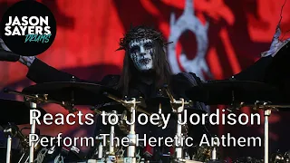 Drummer Reacts to Joey Jordison - The Heretic Anthem - Slipknot