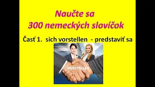 300 nemeckých slovíčok  1.predstavenie